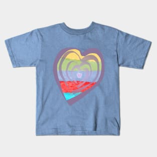 Valentine Hearts in Hearts Kids T-Shirt